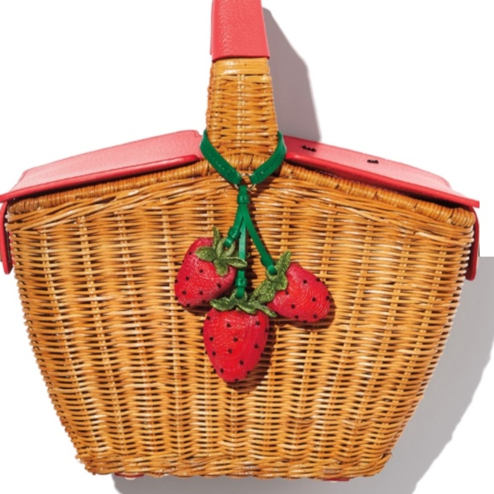 Kate spade collector’s picnic 3D wicker basket bag - Picture 4 of 7
